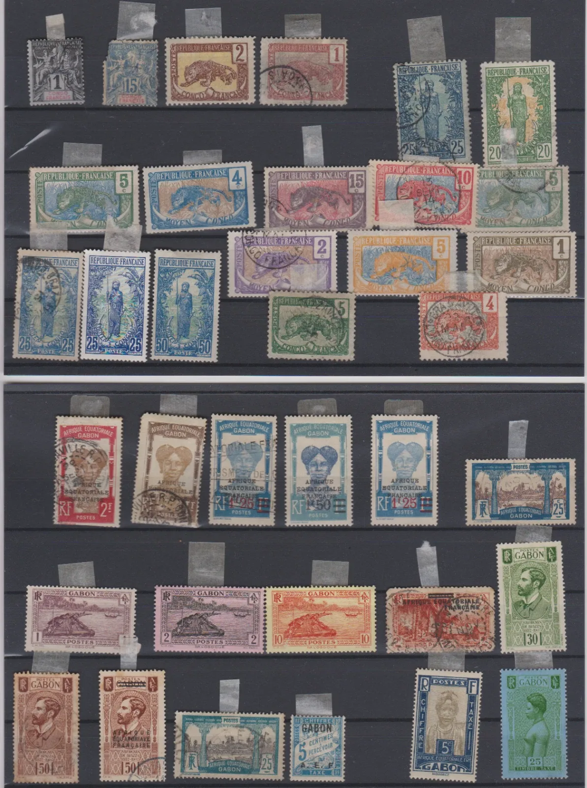 Afrique Équatoriale Française (AEF) — Moyen-Congo, Congo Français & Gabon — Vue 2