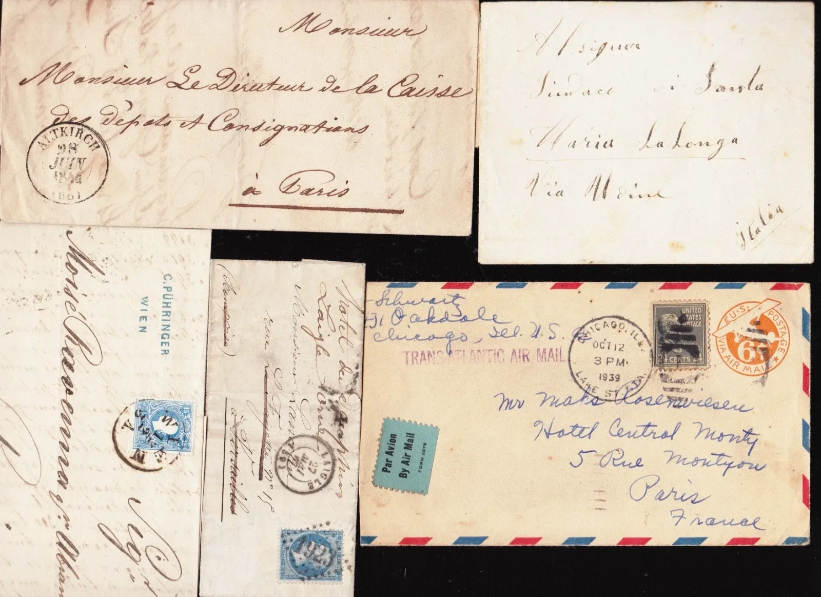 Correspondances, Plis Anciens et Cartes Historiques — Vue 4