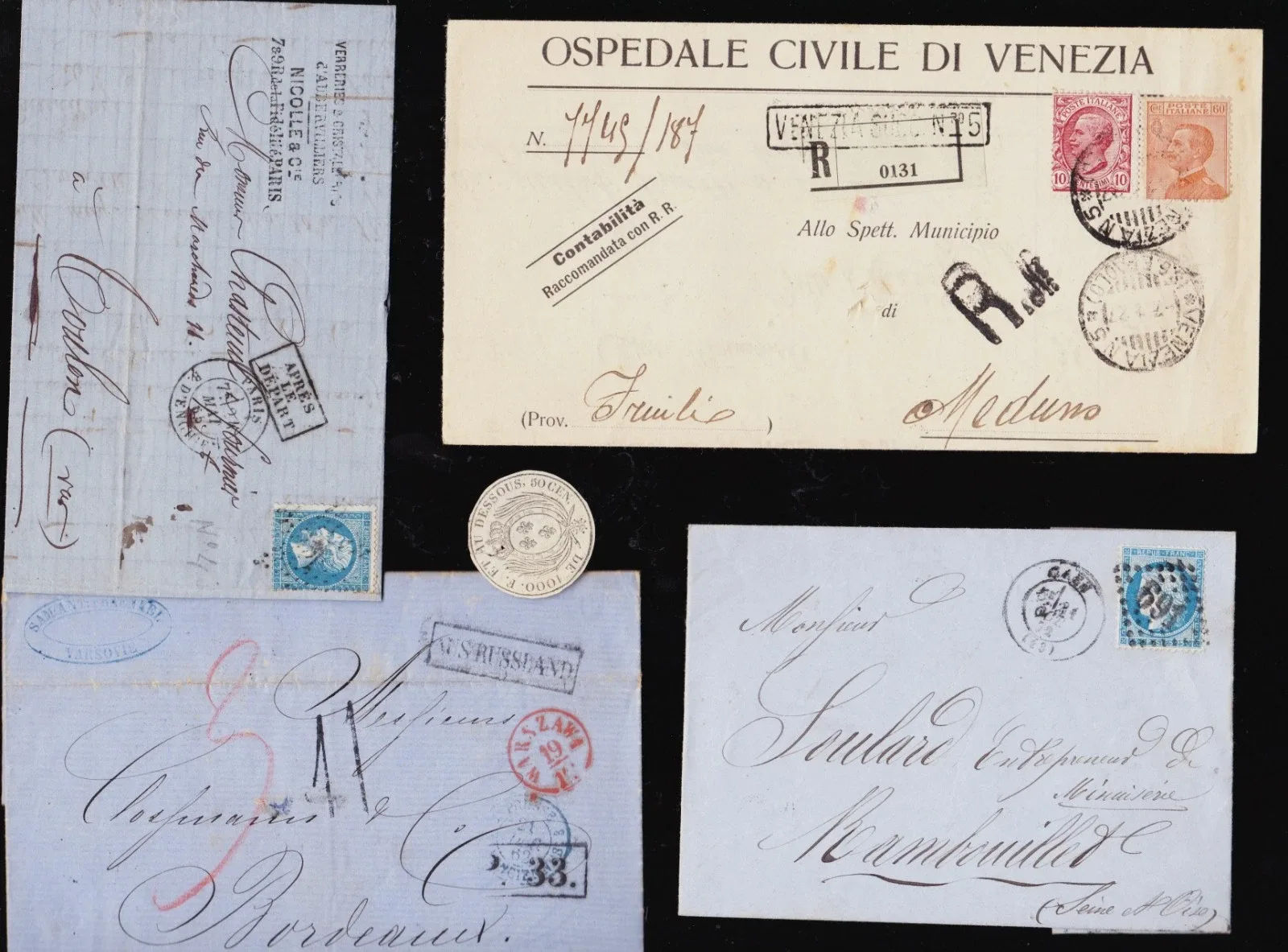 Correspondances, Plis Anciens et Cartes Historiques — Vue 6