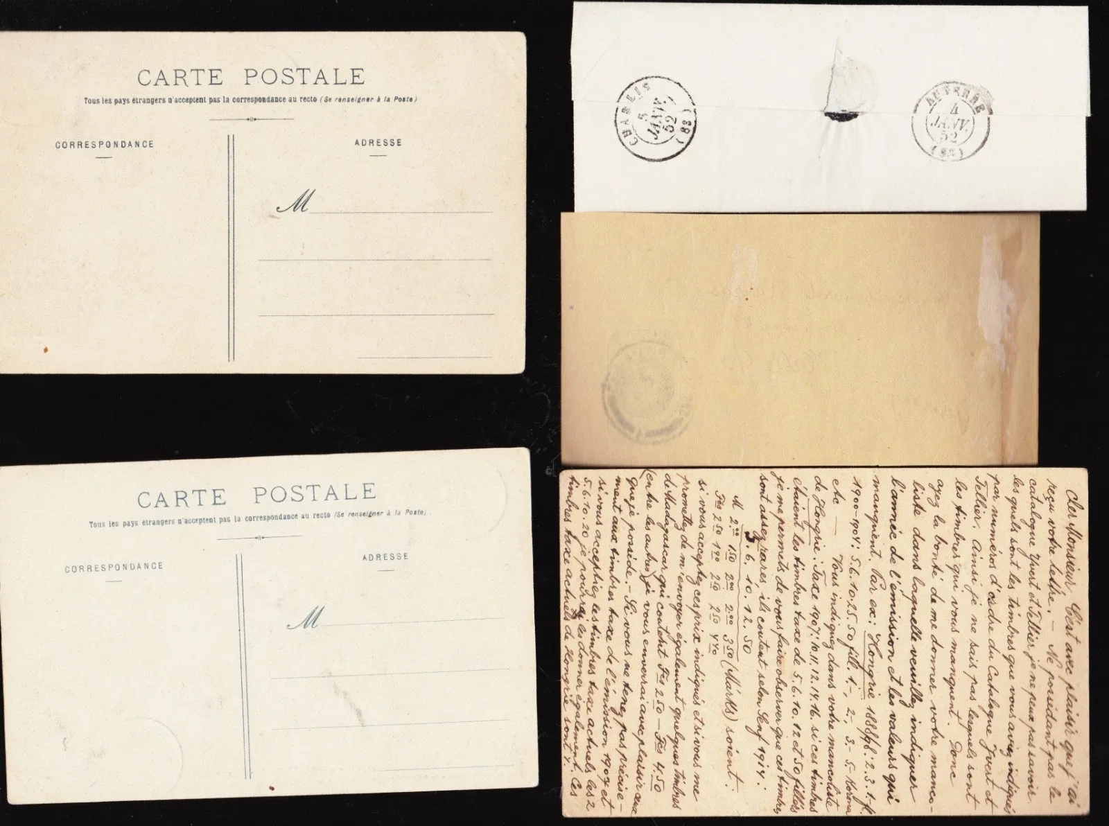 Correspondances, Plis Anciens et Cartes Historiques — Vue 14