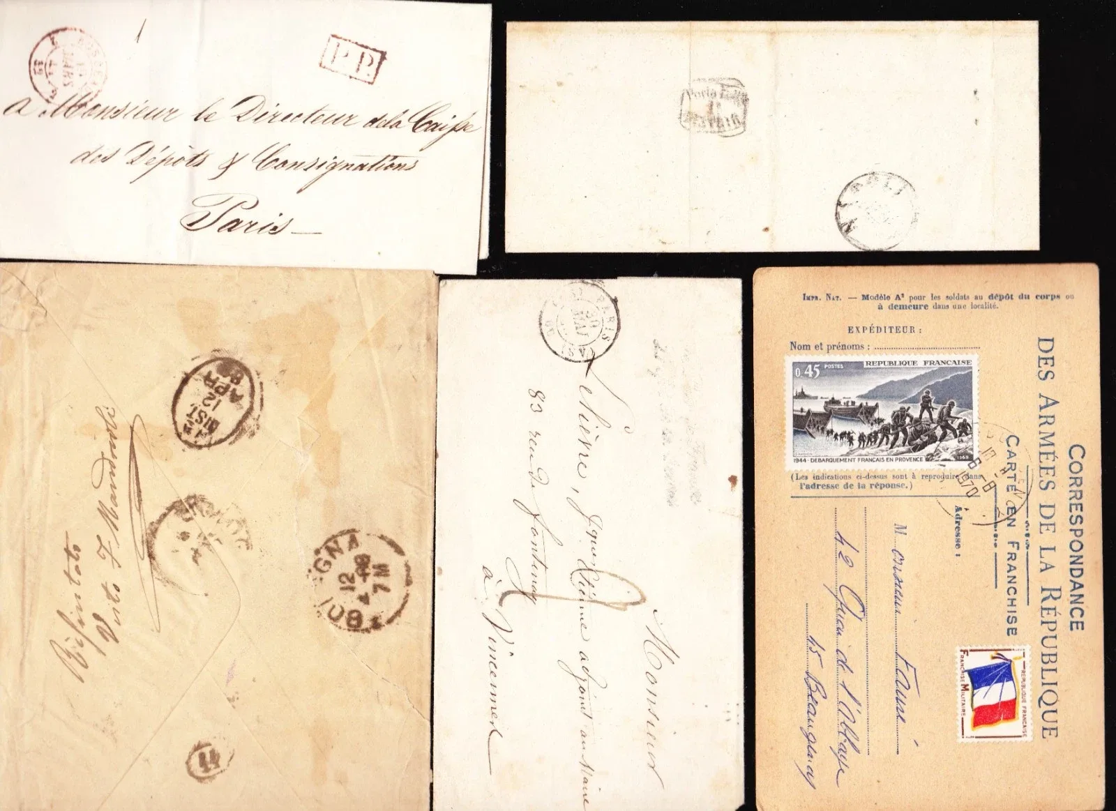 Correspondances, Plis Anciens et Cartes Historiques — Vue 18