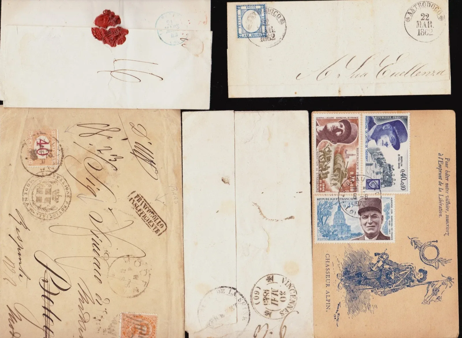 Correspondances, Plis Anciens et Cartes Historiques — Vue 19