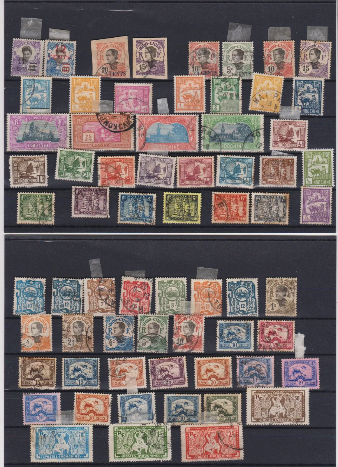 Indochine & Viêt-Nam - Timbres, Surcharges, Bao Dai, Poste aérienne, Mixtes — Vue 3